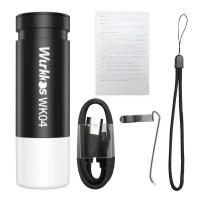 ราคา Wurkkos WK04 Mini Flashlight USB C Rechargeable Torch Aluminum Alloy with Lantern 90CRI White Red LED Light IP68 Hiking Camping (20758498501)