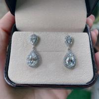 ราคา Titapa jewelry ต่างหูเพชรหยดน้ำบน21ตัง ล่าง2กะรัตล้อมเพชร แบบแป้น ดีไซน์มาใหม่ น่ารักมาก งานสวยปราณีตละเอียดมากเพชรสวยคัดทุกเม็ดน้ำ100 น้ำลึก เพชรสวยเล่นไฟระยิบระยับเหลี่ยมเพชรH Aตัวเรือนมีน้ำหนักแข็ง