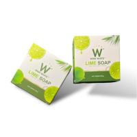 ราคา สบู่มะนาววิ้งไวท์ W Wink White Lime Soap ขนาด 80 กรัม (20348263786)