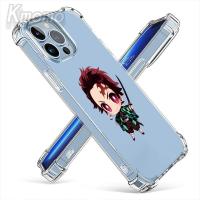 ราคา For iPhone 11 Pro Max X XR Xs Max 7 8 6 6s Plus SE 2020 เคสใส Ghost Slayer กันกระแทก TPU Back Clear Cover Jelly Case (20071803750)