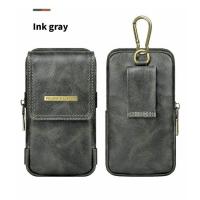 ราคา 2022 PULOKA New Leather Phone Holster Belt Bag Carrying Pouch Beg Lelaki High capacity Tactical Package Outdoor Sports (16492017118)