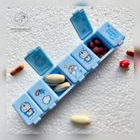 ราคา กล่องใส่ยา 7 ช่อง กล่องยา ตลับยา 7วัน ตลับใส่ยาแบบพกพา กล่องยาขนาดเล็ก medicine box ตลับใส่ยา ตลับใส่ยาเม็ด ตลับใส่ยาหลายช่อง กล่องแบ่งยา (21043938910)