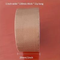 ราคา 1pcs Coated Fiberglass Teflon Tape High Temperature InsulationFabric Tape Adhesive Teflon Strips High Temperature Resistance Tape 300 C PTFE Cloth Heat Insulation Adhesive Sealing Machine Self adhesiv