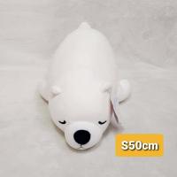 ราคา สุดคุ้ม ตุ๊กตานุ่มนิ่ม หมีขี้เซา หมีขี้เซาใส่เสื้อ หมีขาวขั้วโลก หมีขั้วโลก ใยไมโคร ผ้า nano Spandex ขนาด S45cm M55cm L80cm XL110cm XXL120cm (7467077412)