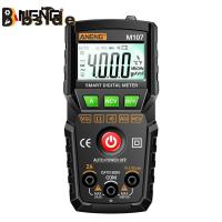 ราคา ANENG มัลติมิเตอร์ดิจิตอล M107 M108นับได้4000 Counts หน้าจอ LCD เครื่องทดสอบ NCV DC AC (14101618249)