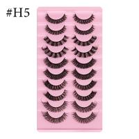 ราคา ขนตาปลอมปลอมยาว10คู่ขนตาปลอมขนม Faux เทียม3D ขนตาปลอมแบบนุ่มขนปุยขายส่ง (20687746613)
