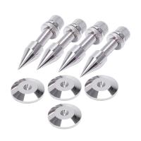 ราคา 4 Pcs Speaker Spike Isolation Spikes Stand Foot Hifi Speaker Shockproof Cone Base Pads (19714168918)