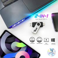 ราคา Trek TD DUO 2 in 1 Dual Drive USB 3 1 Type C Flash Drive 32GB 64GB 128GB (14659508801)