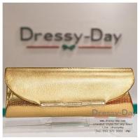 ราคา กระเป๋าออกงาน พร้อมส่ง คลัชออกงาน เรียบ หรู ถือไปงานแต่งกลางคืน กลางวัน สวย หรูแบบดารา สีทอง TE028 GLD (7479239080)