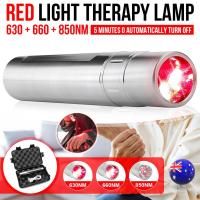 ราคา 630nm 660nm Portable Joint Pain Led Near Infrared Handheld Medical Lamp Red Light Therapy Torch Therapy Lamp (20582969915)