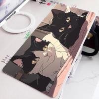 ราคา Kawayi Cute Cat แผ่นรองเมาส์ขนาดใหญ่ แผ่นรองเมาส์คอมพิวเตอร์ยางธรรมชาติ แผ่นรองเมาส์เกมมิ่ง แผ่นรองโต๊ะข้างล็อค (20563732261)