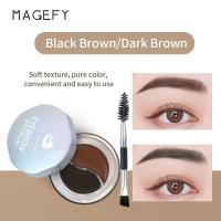 ราคา MAGEFY Double Colors Eyebrow Gel With Brush Long Lasting Eyebrow Cream (21174799782)