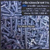 ราคา เกลียวปล่อยปลายสว่าน ปลานสว่าน มีปีก 101001000 ตัว ขนาด เบอร์ 7x 3 4 1 1 1 4 1 1 2 2นิ้ว เจาะเหล็ก ไม้ฝา ไม้เชอร่า ผนังเบา แปรเหล็ก (16468058801)