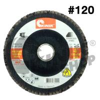 ราคา แพ็ค3ใบ จานทรายซ้อนหลังแข็ง จานทรายนูน 4นิ้ว KINIK ขนาด100x16 mm สีน้ำตาล เบอร์ 40 60 80 100 120 150 240 320 400 (14405244816)