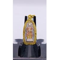 ราคา K816 จี้ท้าวสุวรรณ ท้าวเวสสุวรรณ เท้าเวสสุวรรณ หลวงพ่ออิฐ ท้าวเวสสุวรรณวัดจุฬามณี จี้เล็ก เด็กใส่ได้ เนื้อสามกษัตริย์ กรอบทองไมครอน (17223080211)