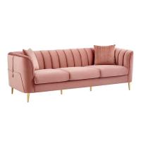 ราคา ออก E Tax ลดหย่อนภาษีได้ Linsy Nordic โซฟาผ้ากำมะหยี่ 3 ที่นั่ง 2 16 เมตร รุ่น S094 A Middle Gray (18020970742)