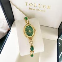 ราคา YOMN ซีรีส์ Meibin นาฬิกาหัวเข็มขัดเครื่องประดับระดับไฮเอนด์สุดหรูแบบเดียวกันนาฬิกาสร้อยข้อมือผู้หญิงนาฬิกาแฟชั่นแฮนด์เมดฝังหยก (20102850736)