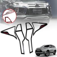 ราคา ครอบไฟท้าย กันรอยไฟท้าย รุ่น มิตซูบิชิ ปาเจโร่ MITSUBISHI PAJERO ปี 2019 2020 สีดำด้าน โลโก้แดง (5188662525)