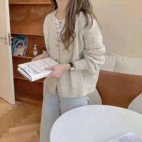 ราคา BRANCHÉ 6สี เสื้อคลุมคาร์ดิแกน ผ้านิ่มสีพื้น หลวม เสื้อไหมพรม เสื้อโค้ท ครอปแขนยาว sweater ผู้หญิง ครอปแขนยาว ขาว สีดำ สีน้ำเงิน สีม่วง 231128003 (21127067087)