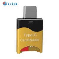 ราคา Type C Micro การ์ดรีดเดอร์ SD อลูมิเนียมอัลลอยด์มินิ TF เครื่องอ่านเมมโมรี่การ์ดช่องเสียบบัตรที่ซ่อนอยู่ปลั๊กแอนด์เพลย์แฟลชไดร์ฟน้ำหนักเบาสำหรับสมาร์ทโฟน (21248474166)