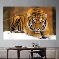 ราคา ศิลปะบนผนังภาพวาดผ้าใบเสือป่าขนาด60X100ซม รูปโปสเตอร์ห้องนั่งเล่นของขวัญแบบไม่มีกรอบ (19742958721)