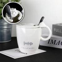 ราคา CAT mugs แก้วเซรามิกทนความร้อน แก้วน้ำ แก้วกาแฟ มีช้อนและฝาปิดCAT mugs แก้วเซรามิกทนความร้อน แก้วน้ำ แก้วกาแฟ มีช้อนและฝาปิด (4519816407)