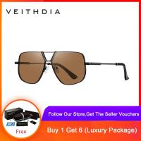 ราคา VEITHDIA แว่นตากันแดดสำหรับแฟชั่นของผู้ชายแว่นตากันแดดโพลาไรซ์แบบลำแสงคู่สำหรับแว่นตากันแดดขับรถบังแดดกลางแจ้ง JS8558 (19698173161)