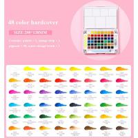 ราคา ซากุระ12 18 24 30 36 48 60 72สีใสสีทึบชุดสีน้ำเม็ดสีด้วยแปรงชุดจานสีโรงเรียนเด็กมืออาชีพอุปกรณ์ศิลปะ (12679097926)