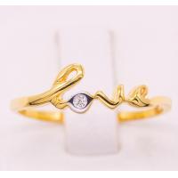 ราคา Happy Jewelry แหวน Love Love แหวนเพชรของแท้ ทองแท้ 9k 37 5 ขายได้ จำนำได้ ME726 (16926208944)