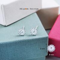 ราคา Silver 925 earring ต่างหูเงินแท้ 925 ต่างหูมินิมอล น่ารักๆ ต่างหูเงินแท้100 (4742596083)