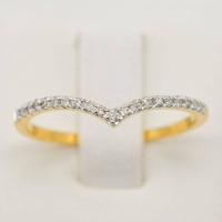 ราคา Happy Jewelry แหวนเพชรของแท้ ทรงปีกนก สวยงาม พริ้วๆ เรียบๆ ทองแท้ 9k 37 5 ขายได้ จำนำได้ ME549 (16837331927)