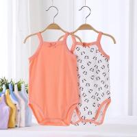 ราคา 2 ชิ้น ฝ้าย ตาข่าย เสื้อผ้าเด็ก แขนกุด บอดี้สูทเด็ก (16453662772)