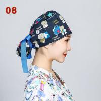 ราคา XUCHEN หมวกหมวกยางยืดพิมพ์ลายหมวกห้องผ่าตัดอุปกรณ์ทางการแพทย์ผ้าคอตตอนหมวกผ่าตัดแฟชั่น (17029079044)