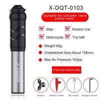 ราคา X TIGER ปั๊มลมจักรยานแรงดันสูงแบบพกพาขนาดเล็กวาล์ว Presta Schrader กลางแจ้ง MTB จักรยานอุปกรณ์เสริม100 PSI (21171303044)