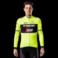 ราคา ผู้ชาย Pro จักรยานเสือภูเขาเสื้อนักขี่ Santini Trek Segafredo ทีมแขนยาว Mens เสื้อสำหรับปั่นจักรยาน JERSEY จักรยานเสือหมอบเสื้อนักขี่ (20357041382)