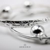 ราคา กำไลข้อเท้าเด็กทารก เงินแท้ หนัก 3 สลึง กำไลข้อเท้าเด็ก 2 เดือนขึ้นไป (20763930638)