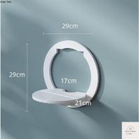 ราคา ชั้นวางของติดผนัง ชั้นติดผนัง ชั้นไม้ เจาะติดผนัง กรอบไม้วางของ กรอบไม้ติดผนัง T784 (19467624927)