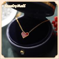 ราคา สร้อยทอง18kแท้ ต่างหูโซ่ห้อย ทองคำแท้ 90 สร้อยคอหัวใจสีแดงฝรั่งเศสสีทองสําหรับผู้หญิง สินคเก็บเงินปลายทางได้ (21095610146)