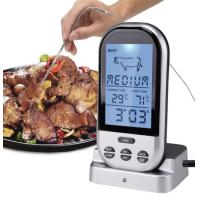 ราคา เครื่องวัดอุณหภูมิอาหาร แบบดิจิตอล เครื่องวัดอุณหภูมิในอาหาร เทอร์โมมิเตอร์สำหรับทำบาร์บีคิว Food Thermometer BBQ meat ใช้งานไร้สาย Mixlizz Club (6079290958)
