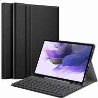 ราคา Fintie Keyboard Case for Samsung Galaxy Tab S7 FE 12 4 inch 2021 SM T730 T733 T736 T738 Tab S7 Plus 2020 with S Pen Holder Slim Stand Cover Detachable Wireless Bluetooth Keyboard Black (15226862687)
