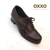 ราคา OXXO รองเท้าผู้กำกับลูกเสือ ลูกเสือครู หญิง คัชชูสีน้ำตาล หนังpu Size 35 41 ส้นสูง1 5นิ้ว SM2101 (20359873135)