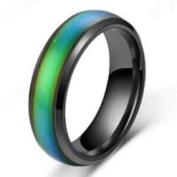 ราคา huowa แหวนคู่สีเงิน สวยงามและเปลี่ยนสีได้ตามอุณหภูมิของร่างกาย (19387316039)