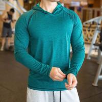 ราคา Ciw Ready Stock Autumn Gym Men T Shirt Casual Long Sleeve Slim Tops Tees Elastic T Shirt Sports Fitness Breathable Quick Dry Hooded T Shirt (16567694361)