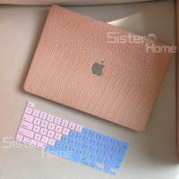 ราคา SisterHome เคส Macbook สีชมพูและสีส้มรูปแบบจระเข้เคสหนัง Macbook Pro 2020 Macbook Air 13นิ้ว (12557826629)