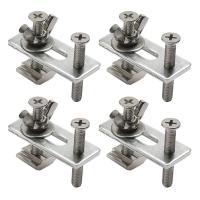 ราคา 4Pcs T Track Mini Hold Down Clamp Kit with Iron Machine Engraving Machine Plate Clamp Fixture for Cnc Engraving Machine (19439138857)