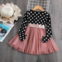 ราคา ZZOOI Flower Princess Dress For Girls Winter Long Sleeve Princess Party Tutu Christmas Costume Kids Children 2 7 Year Casual Clothes (18135172343)