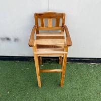 ราคา CPG เก้าอี้นั่งสำหรับเด็กไม้สัก 35x40สูง65CM เก้าอี้กินข้าวเด็ก เก้าอี้ทรงสูง เก้าอี้อาร์มแชร์เด็ก สีสักธรรมชาติเคลือบเงา K 290 (17168499142)