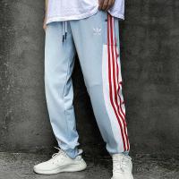ราคา Adidas กางเกงกีฬาชายหญิงกางเกงวอร์มสำหรับออกกำลังกายวิ่งทรงหลวมบางระบายอากาศได้ดี ปรับ แต่งเอง (10396930678)
