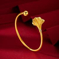 ราคา Everhoney Gold Bangle Open Cuff Leaf Bracelets For Women Girls (16236475535)