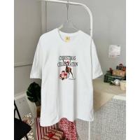 ราคา พร้อมส่ง เสื้อยืดโอเวอร์ไซส์ Merry christmas กวางเรนเดียร์ (18076937633)